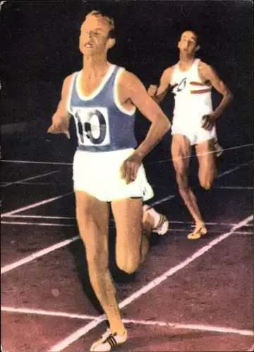 Sammelbild Heinerle, Leichtathletik, Gordon Pirie, Englischer Langstreckenläufer