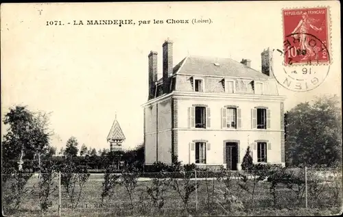 Ak La Maindrerie Loiret, Villa