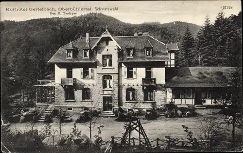 Ak Oberbühlertal Bühlertal im Schwarzwald, Kurhotel Gertelbach