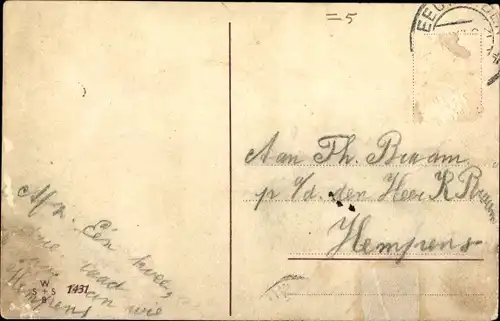 Halt gegen das Licht Ak Glückwunsch Neujahr, Dicker Mann mit Zylinder