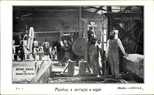 Ak Huíla Angola, Moinhos e serracao a vapor