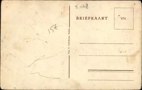 Ak Huizen Nordholland Niederlande, Gaswerk