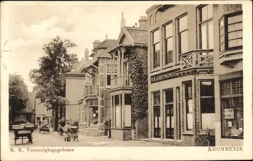 Ak Krommenie Zaanstad Nordholland Niederlande, RK Vereenigingsgebouw