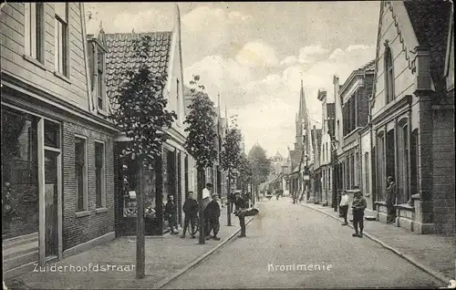 Ak Krommenie Nordholland, Zuiderhoofdstraat