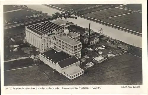 Ak Krommenie Nordholland, NV Nederlandsche Linoleumfabriek