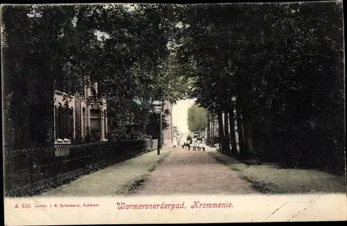 Ak Krommenie Zaanstad Nordholland Niederlande, Wormerveerderpad