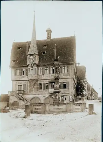 Foto Bietigheim Bissingen, Brunnen, Rathaus