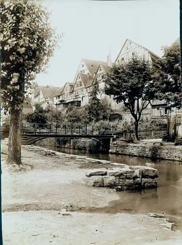 Foto Bietigheim Bissingen, Partie in der Altstadt, Brücke