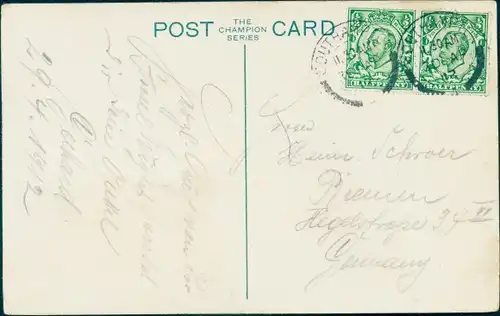 Leporello Ak Shanklin Isle of Wight England, The Sands, Home of Rest