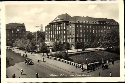 Ak Gliwice Gleiwitz Oberschlesien, Haus Oberschlesien