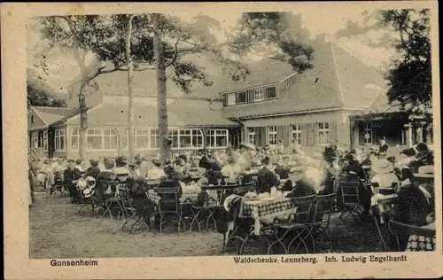 Ak Gonsenheim Mainz am Rhein, Waldschenke Lenneberg