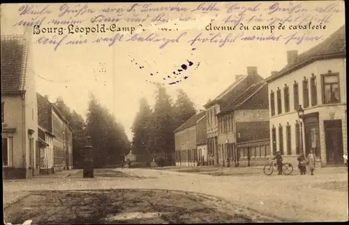 Ak Bourg Leopold Leopoldsburg Flandern Limburg, Kavallerielager