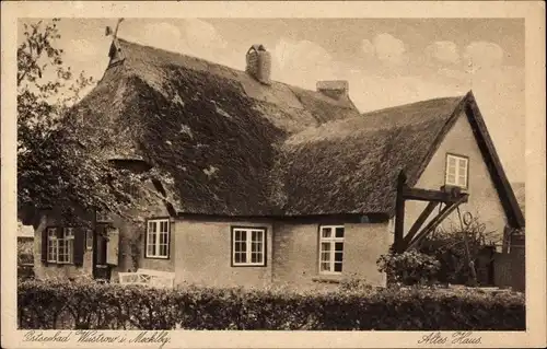 Ak Ostseebad Wustrow Fischland, Altes Haus