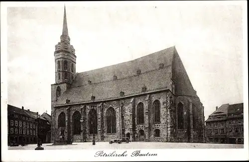 Ak Bautzen in der Oberlausitz, Petrikirche