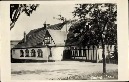 Foto Ak Lübau Rabenau Erzgebirge, Gasthof Lübau