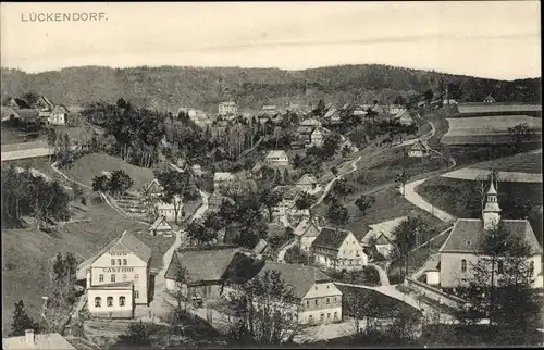 Ak Lückendorf Oybin, Panorama, Gasthof