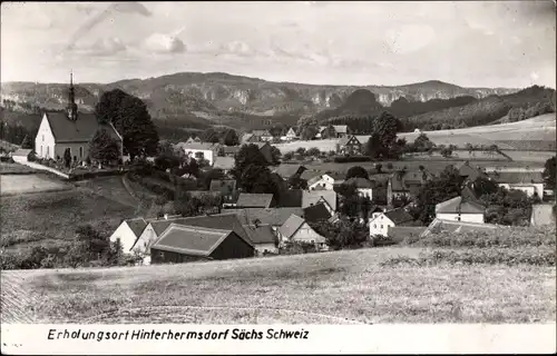 Ak Hinterhermsdorf Sebnitz Sachsen, Panorama