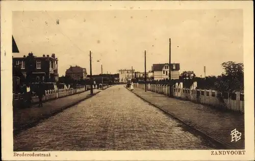 Ak Zandvoort Nordholland Niederlande, Brederodestraat