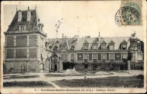 Ak Conflans Sainte Honorine Yvelines, Chateau Gevelot