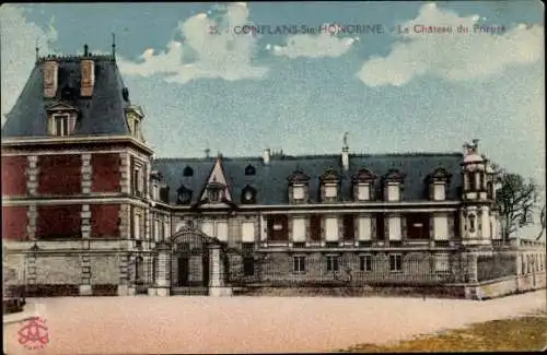 Ak Conflans Sainte Honorine Yvelines, Le Chateau du Prieure