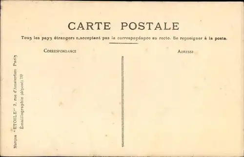 Ak Paris IX, Überschwemmung der Seine 1910, Avenue d'Antin