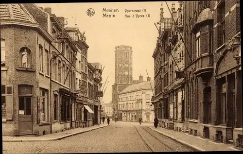 Ak Menen Menen Meenen Leie Westflandern, Yperstraat