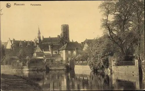 Ak Menen Menen Meenen Lys Westflandern, Panorama