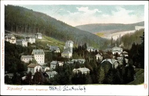 Ak Kipsdorf Altenberg im Erzgebirge, Ortsansicht