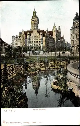 Ak Leipzig in Sachsen, Neues Rathaus