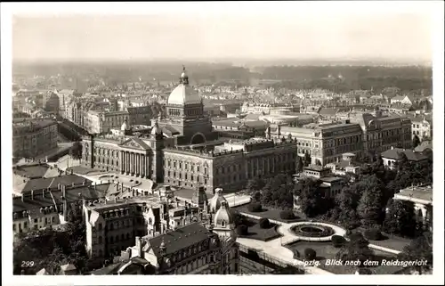 Ak Leipzig in Sachsen, Reichsgericht, Panorama