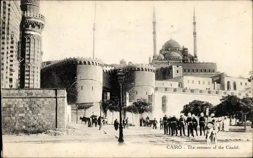 Ak Cairo Ägypten, The Entrance of the Citadel