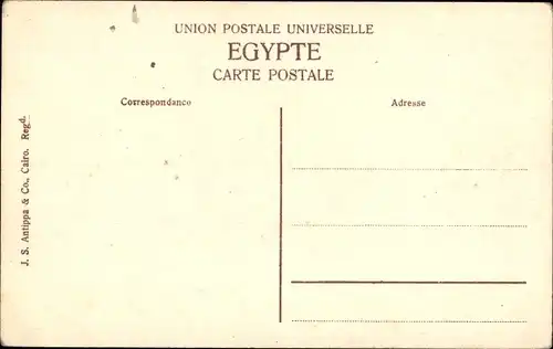 Ak Suez Ägypten, Vue generale