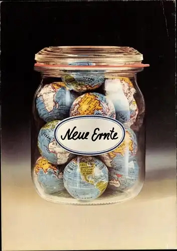 Künstler Ak Staeck, Klaus, Nr. 90 187, Neue Ernte, Satire