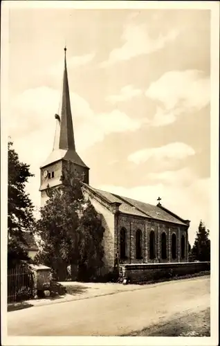 Ak Aspach in Thüringen, Evangelische Kirche