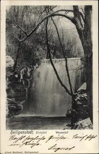 Ak Heilbad Heiligenstadt Eichsfeld Thüringen, Wasserfall