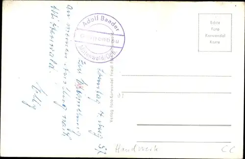 Ak Mittenwald, Geigenbauerwerkstätte, Geigenbaumuseum, Geigenbauer Adolf Baader