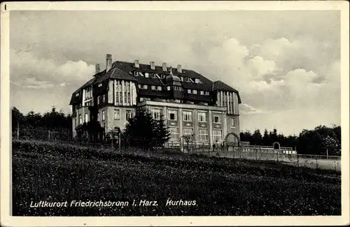 Ak Friedrichsbrunn Thale im Harz, Kurhaus