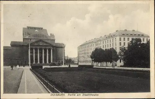 Ak Duisburg im Ruhrgebiet, Stadttheater