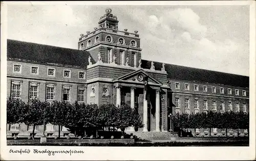 Ak Krefeld am Niederrhein, Realgymnasium