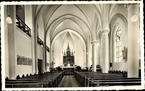 Ak Mülhausen Grefrath am Niederrhein, Liebfrauenschule, Provinzial-Mutterhaus, Kirche