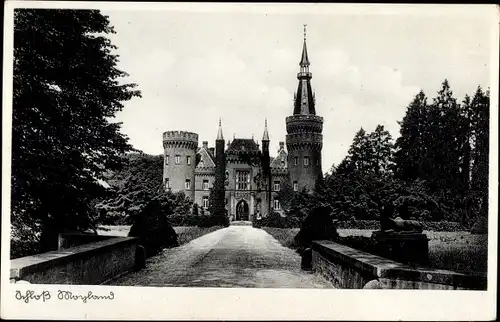 Ak Moyland Bedburg Hau am Niederrhein, Schloss Moyland