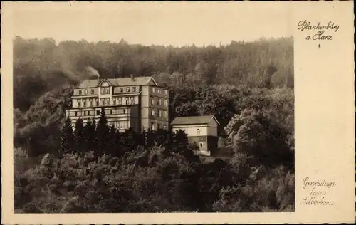 Ak Blankenburg am Harz, Genesungsheim Silberborn