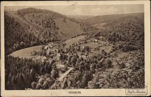 Ak Treseburg Thale im Harz, Panorama