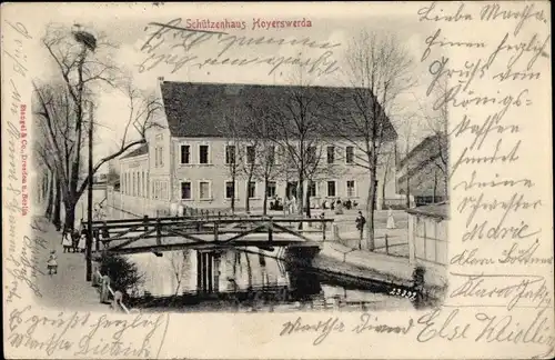 Ak Hoyerswerda in der Oberlausitz, Schützenhaus