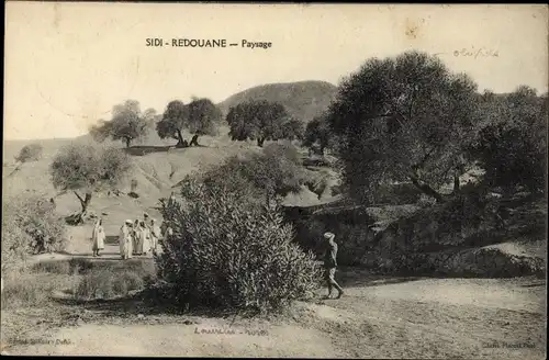 Ak Sidi Redouane Marokko, Landschaft