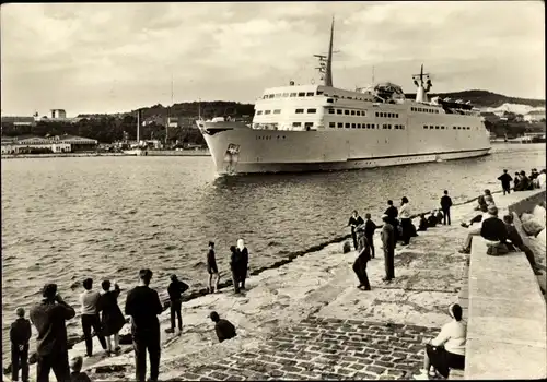 Ak Schwedisches Fährschiff Skane