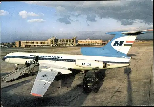 Ak Tupolev TU-54, Malev, Tri Jet Aircraft, HA-LCE