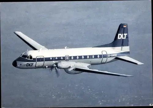 Ak HS 748, DLT, Passagierflugzeug, D-AHSC