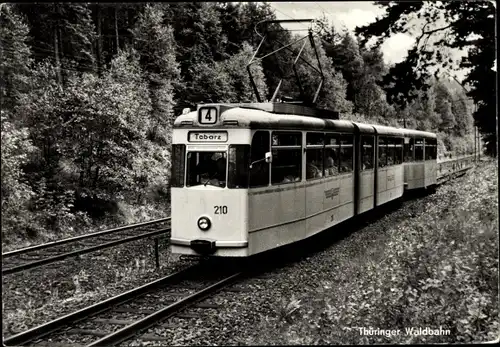 Ak Tabarz im Thüringer Wald, Thüringer Waldbahn, Straßenbahn 210