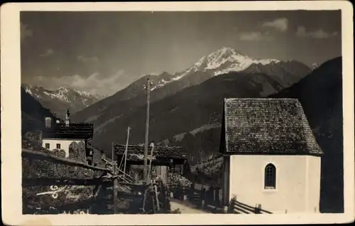 Ak Tuxertal Tirol, Teilansicht, Straßenpartie